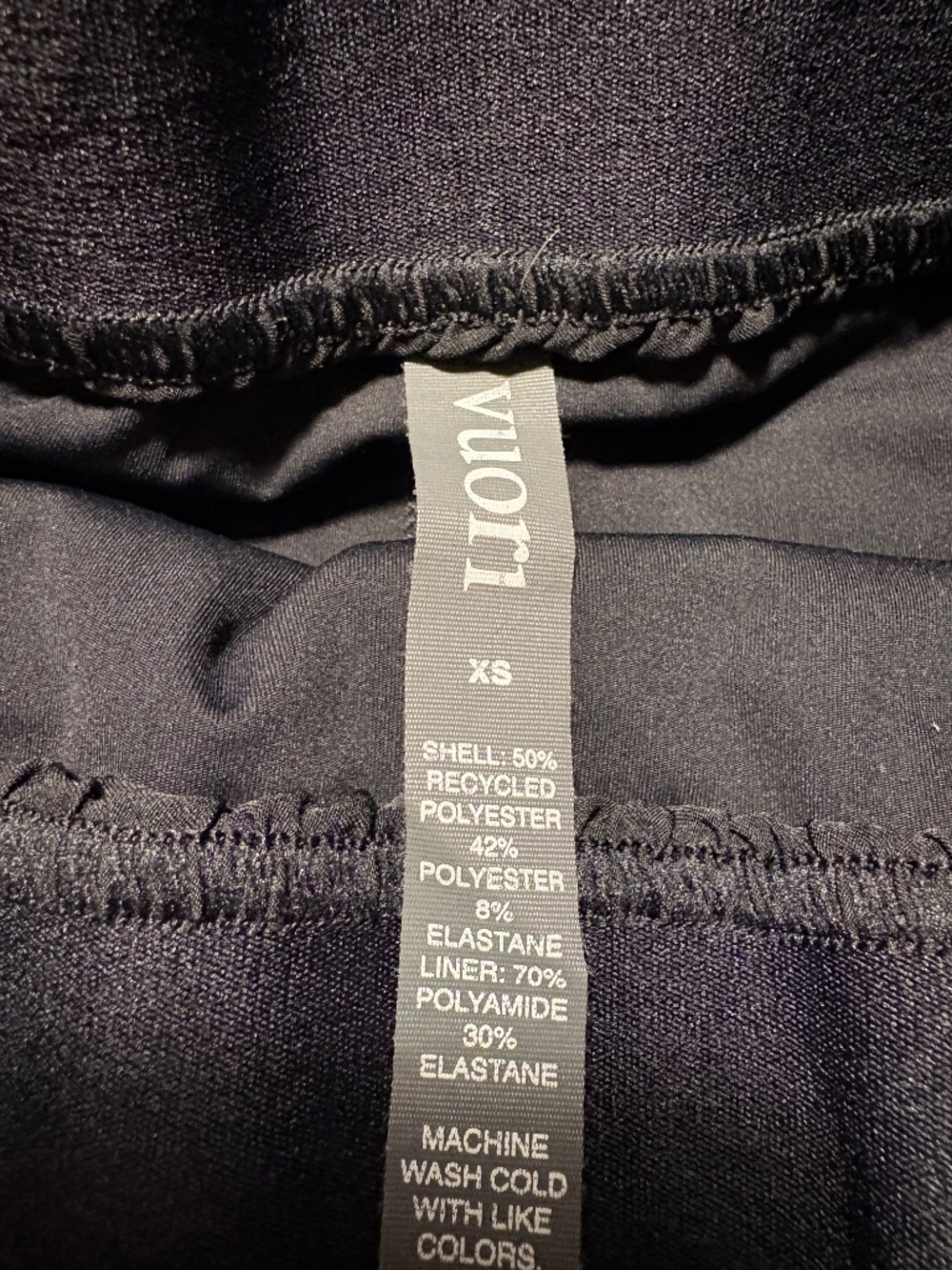 Vuori Black Women's 2-in-1 Athletic Shorts - Picture 5 of 9
